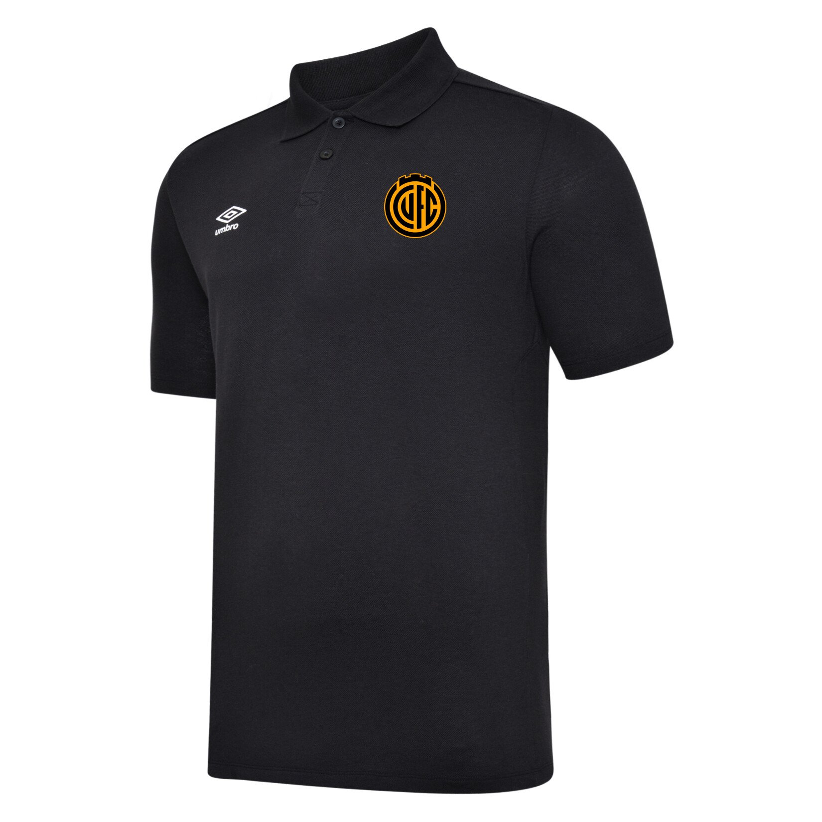 Umbro Club Essential Polo - Black/White