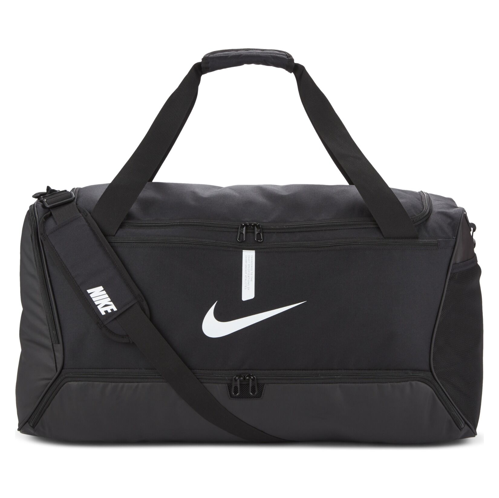 Nike Academy Team Duffel Bag (Large) - Black/Black/White