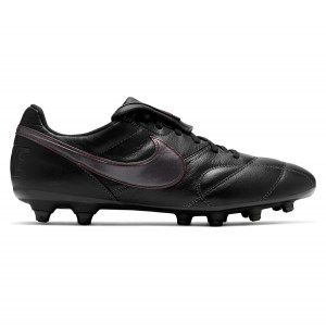 Nike Premier II (FG) Firm-Ground Football Boots Black-Dk Smoke Grey-Chile Red