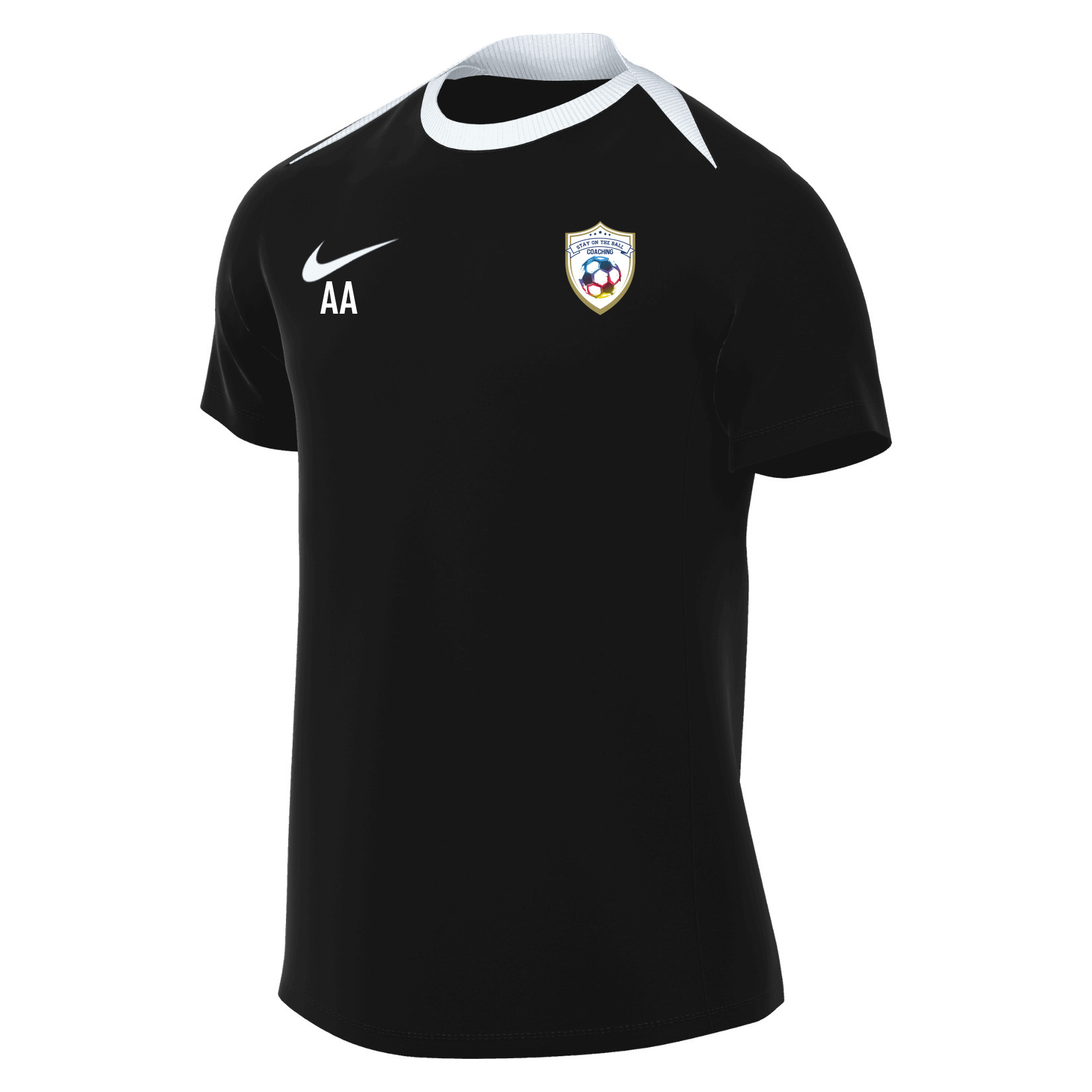 Nike Academy Pro 24 Dri-FIT Short Sleeve Top - Black/White/Black/White