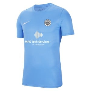 Nike Park VII Dri-FIT Short Sleeve Shirt - University Blue/White
