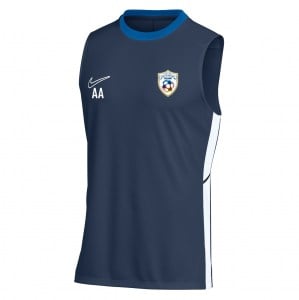 Nike Dri-FIT Academy 25 Sleeveless Top - Obsidian/Royal Blue/White