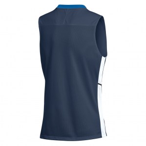 Nike Dri-FIT Academy 25 Sleeveless Top - Obsidian/Royal Blue/White