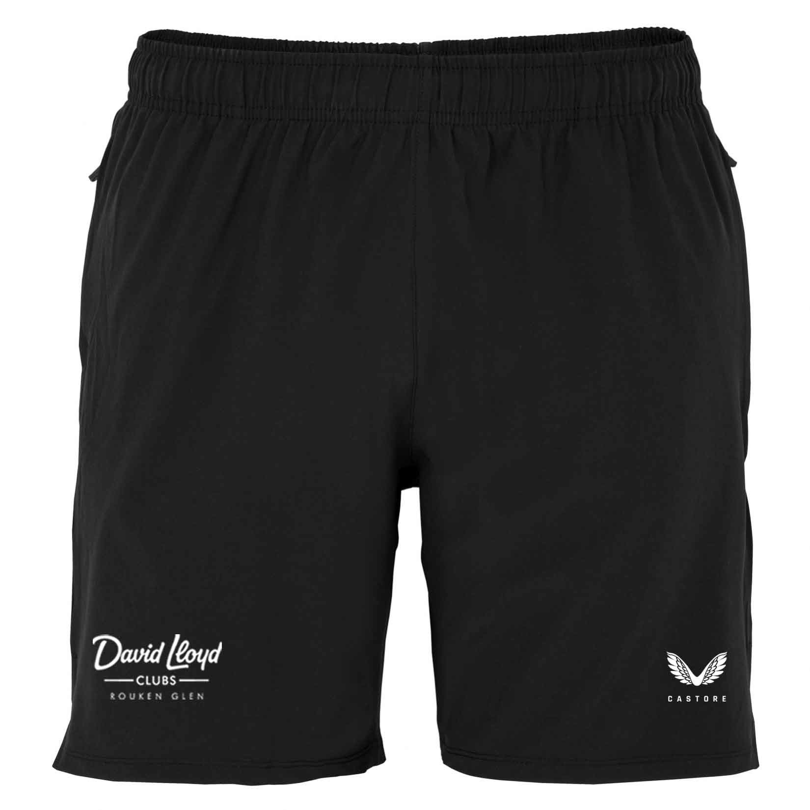 Castore Woven Training Short (Zip Pockets) Black