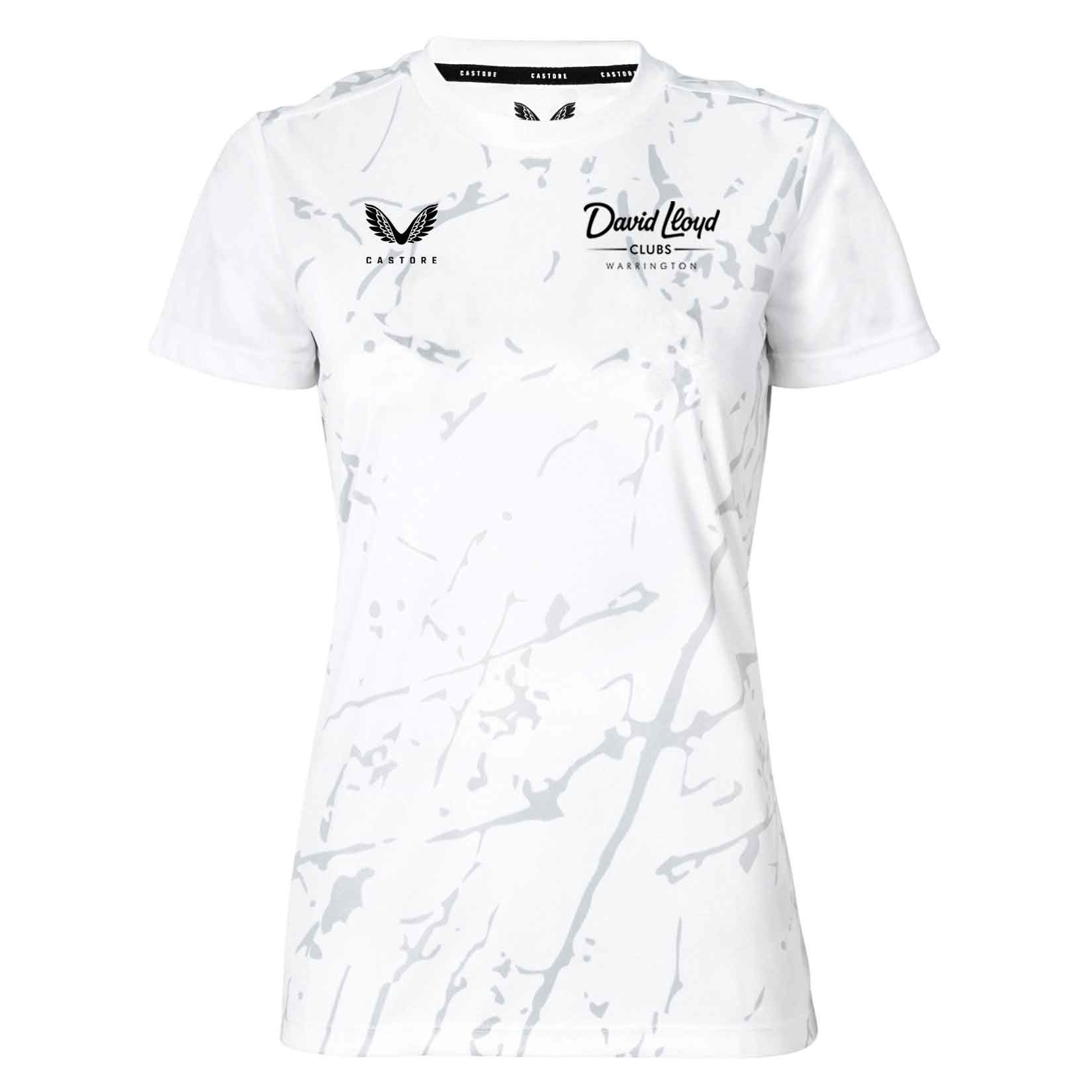 Castore Womens Castore Marble Printed Short Sleeve Training Tee (W)