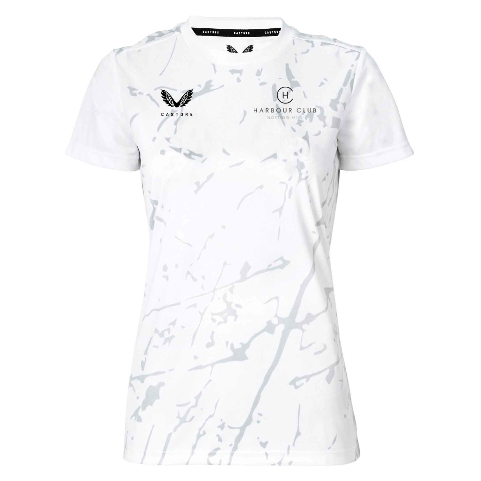 Castore Womens Castore Marble Printed Short Sleeve Training Tee (W)