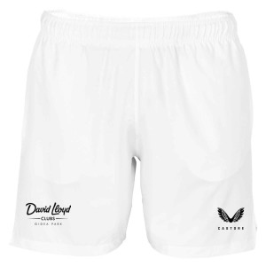 Castore Woven Training Short (Zip Pockets) White