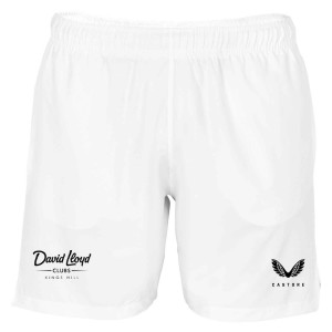 Castore Woven Training Short (Zip Pockets) White