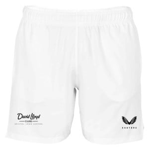 Castore Woven Training Short (Zip Pockets) White