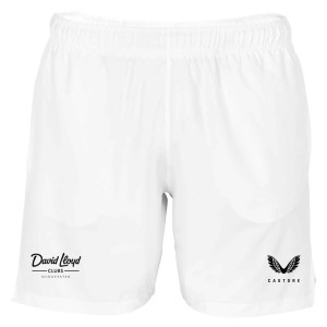 Castore Woven Training Short (Zip Pockets) White