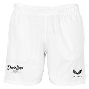 Castore Woven Training Short (Zip Pockets) White