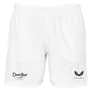 Castore Woven Training Short (Zip Pockets) White