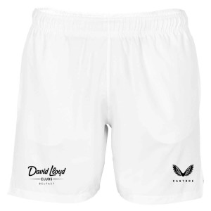 Castore Woven Training Short (Zip Pockets) White