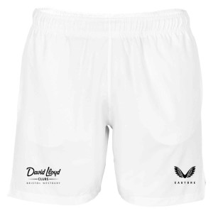Castore Woven Training Short (Zip Pockets) White