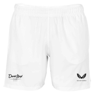 Castore Woven Training Short (Zip Pockets) White