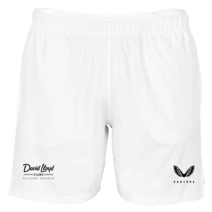 Castore Woven Training Short (Zip Pockets) White