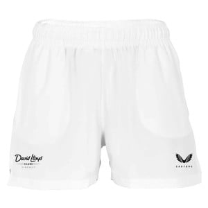 Castore Womens Woven Training Shorts (Zip Pockets) W Brilliant White
