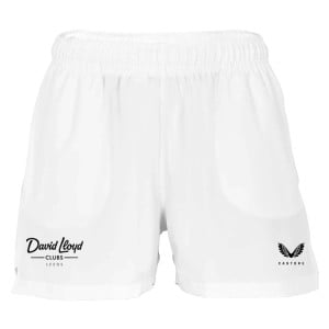 Castore Womens Woven Training Shorts (Zip Pockets) W Brilliant White