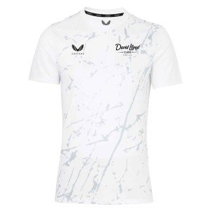 Castore Marble Printed Short Sleeve Training Tee White-Grey