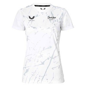 Castore Womens Castore Marble Printed Short Sleeve Training Tee (W) White-Grey