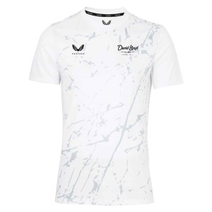 Castore Womens Castore Marble Printed Short Sleeve Training Tee (W) White-Grey