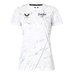 Castore Womens Castore Marble Printed Short Sleeve Training Tee (W) White-Grey