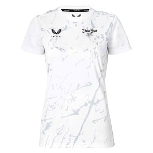 Castore Womens Castore Marble Printed Short Sleeve Training Tee (W) White-Grey