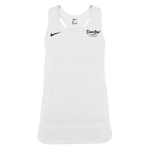 Zelus-Nike Dry Miler Singlet (W) - White/Black