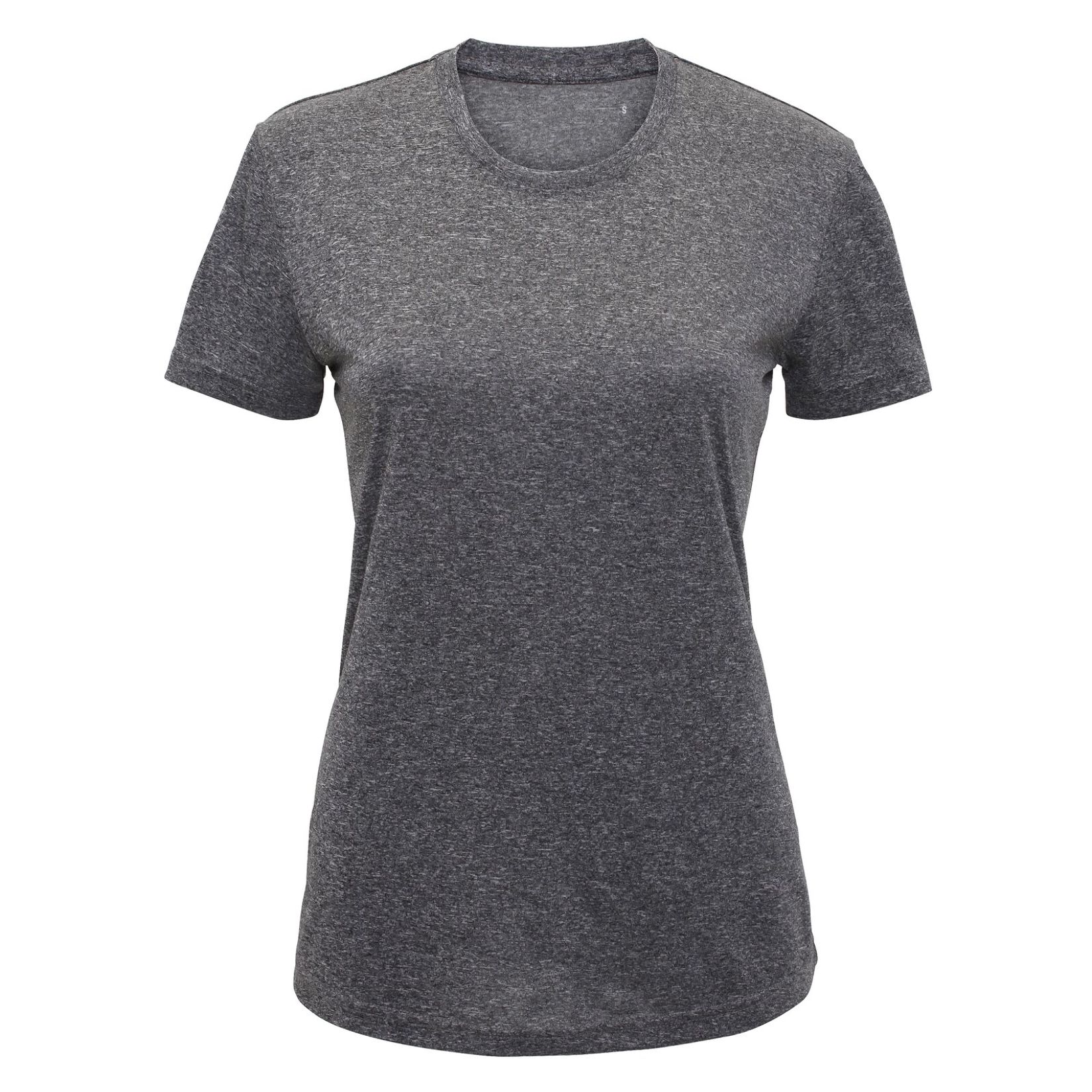 Womens Performance T-Shirt Black Melange