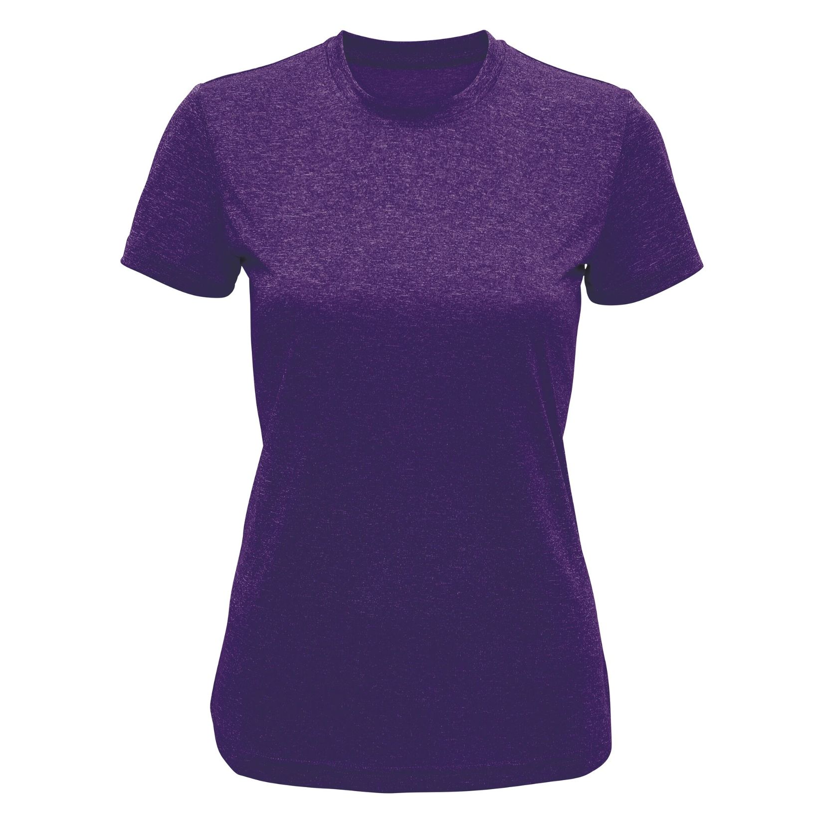 Womens Performance T-Shirt Purple Melange