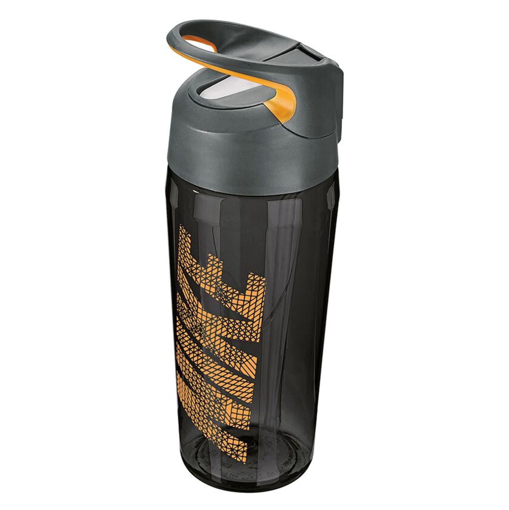 Nike Hypercharge straw bottle 16oz Anthracite-Laser Orange-Laser Orange