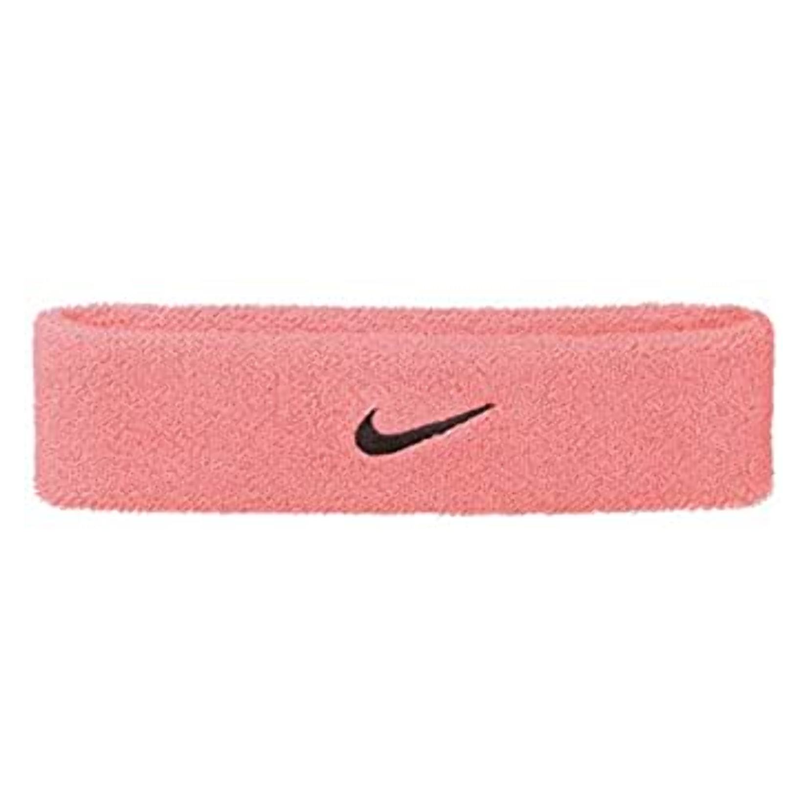 Nike Swoosh Headband Pink Gaze-Oil Grey