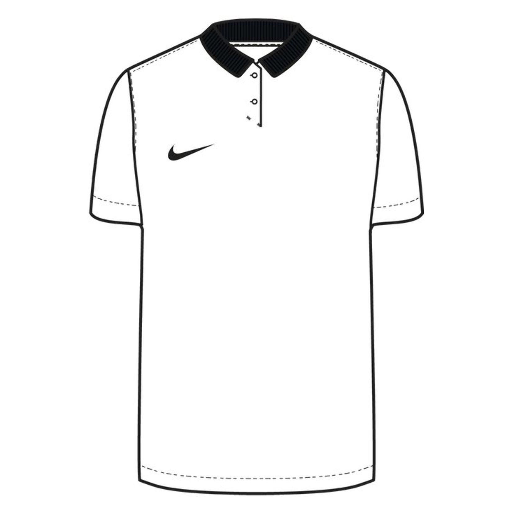 Nike Womens Dri-FIT Park Poly Cotton Polo (W) White-Black-Black