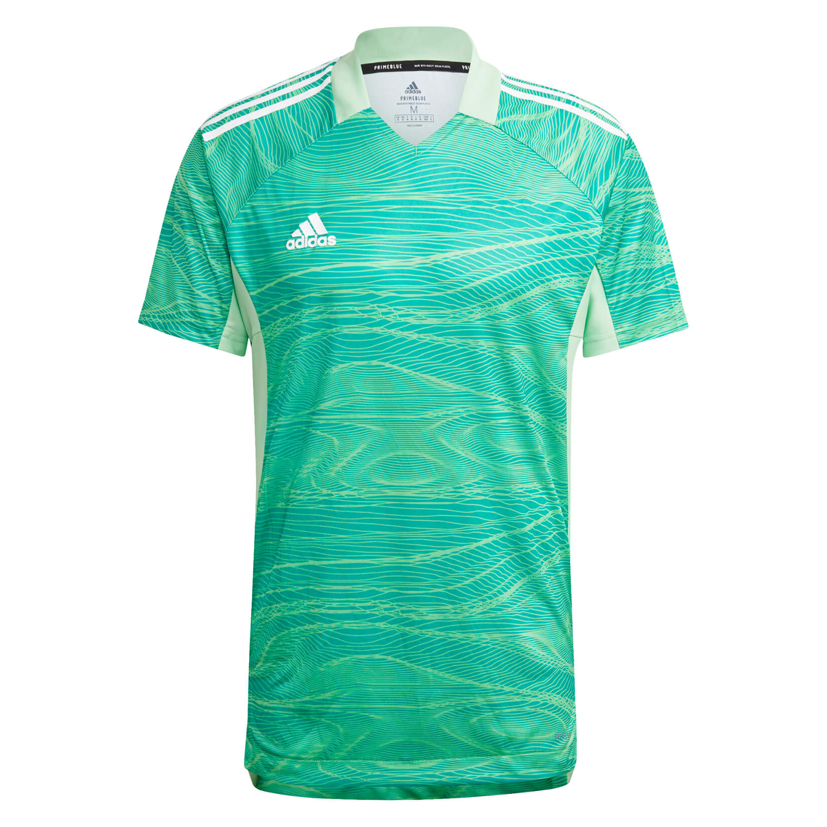 Adidas Condivo 21 Short Sleeve Goalkeeper Jersey Semi Solar Lime