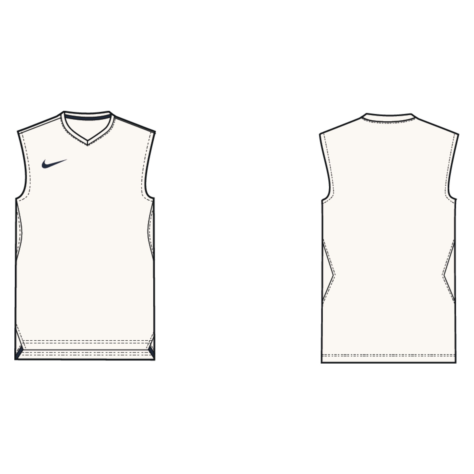 Neon-Nike Cricket Sleeveless Thermal Top