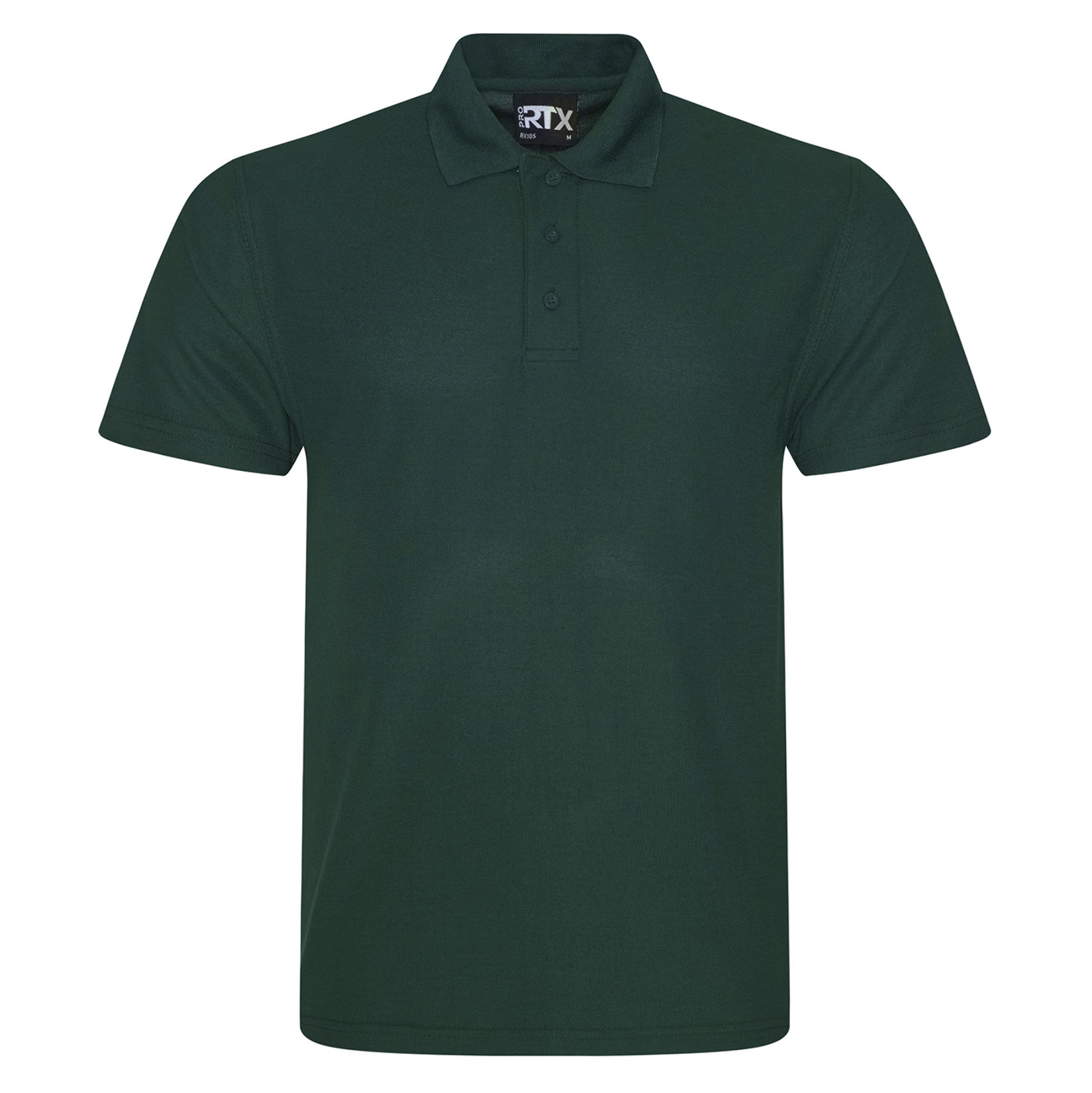 Pro RTX Unisex Pro Polyester Polo Bottle Green