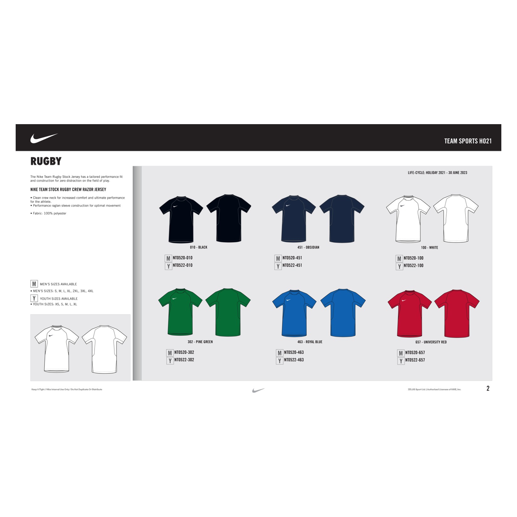 Neon-Nike Rugby Razor Jersey