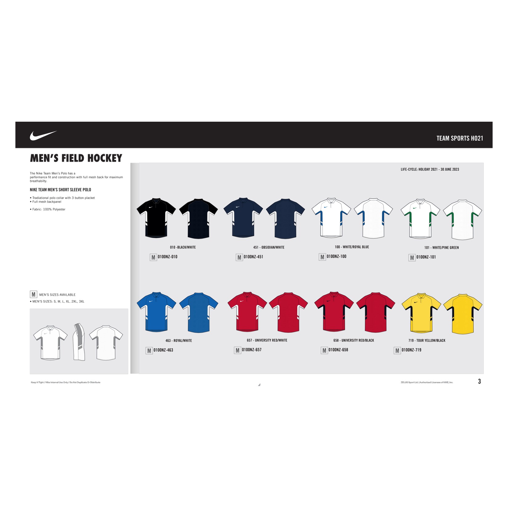 Neon-Nike Games Polo