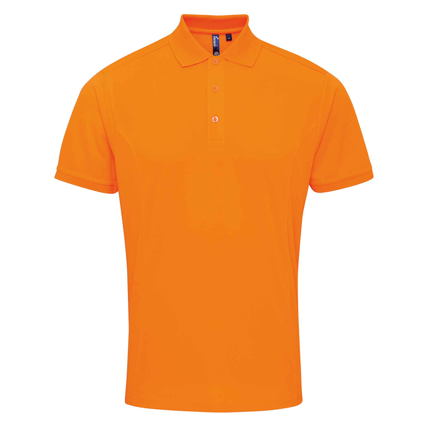 Coolchecker pique polo Neon Orange