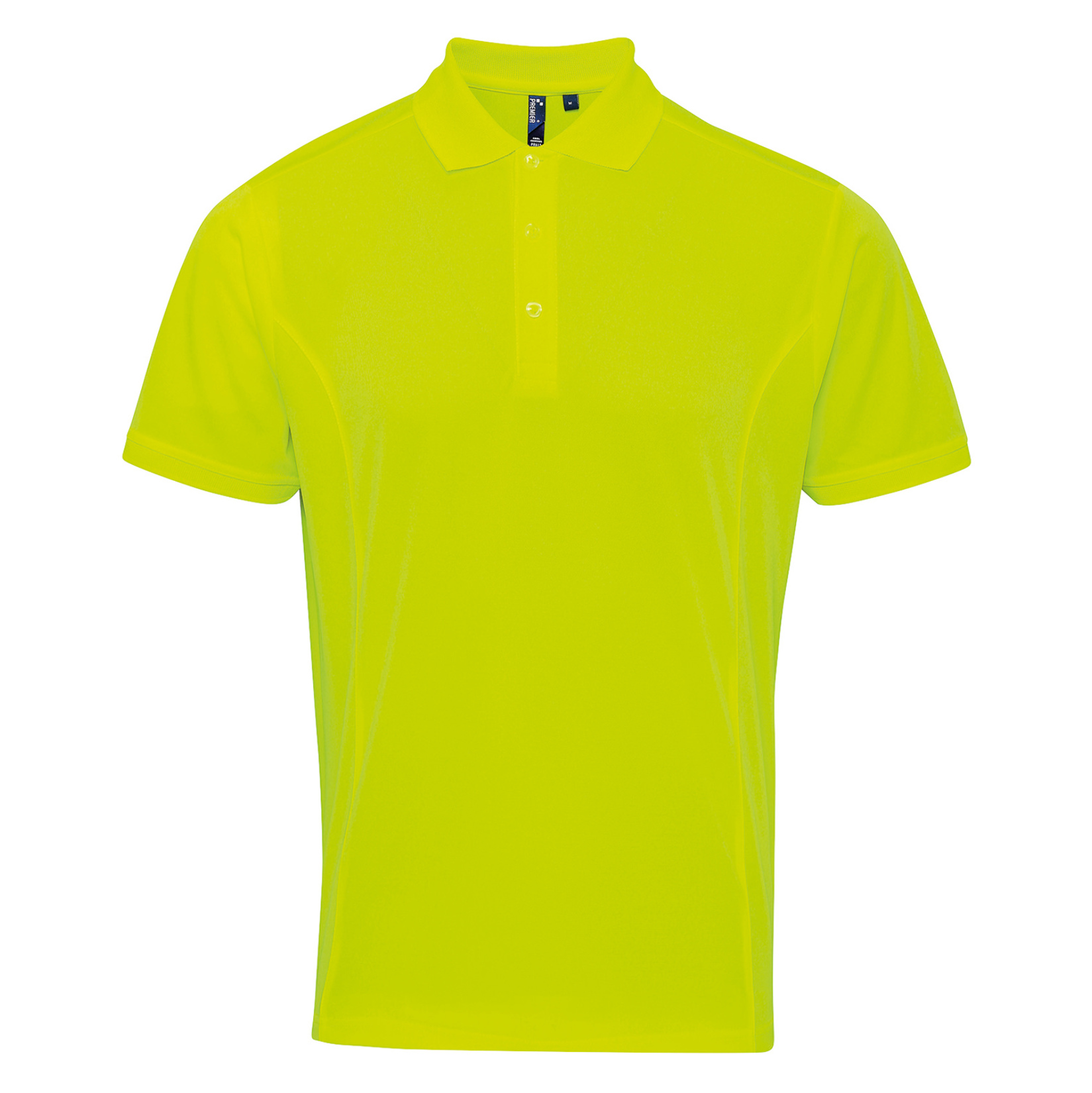 Coolchecker pique polo Neon Yellow