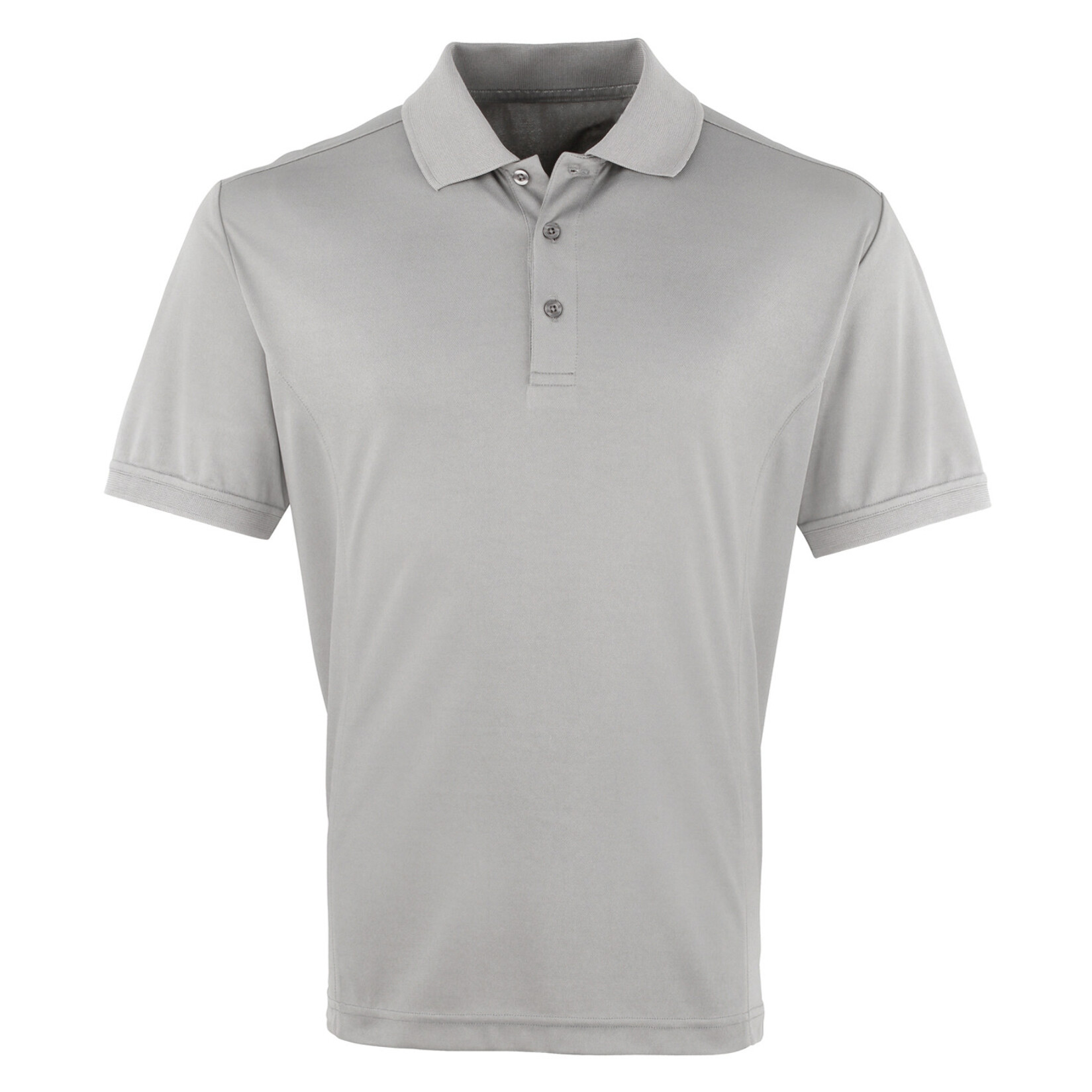 Coolchecker pique polo Silver