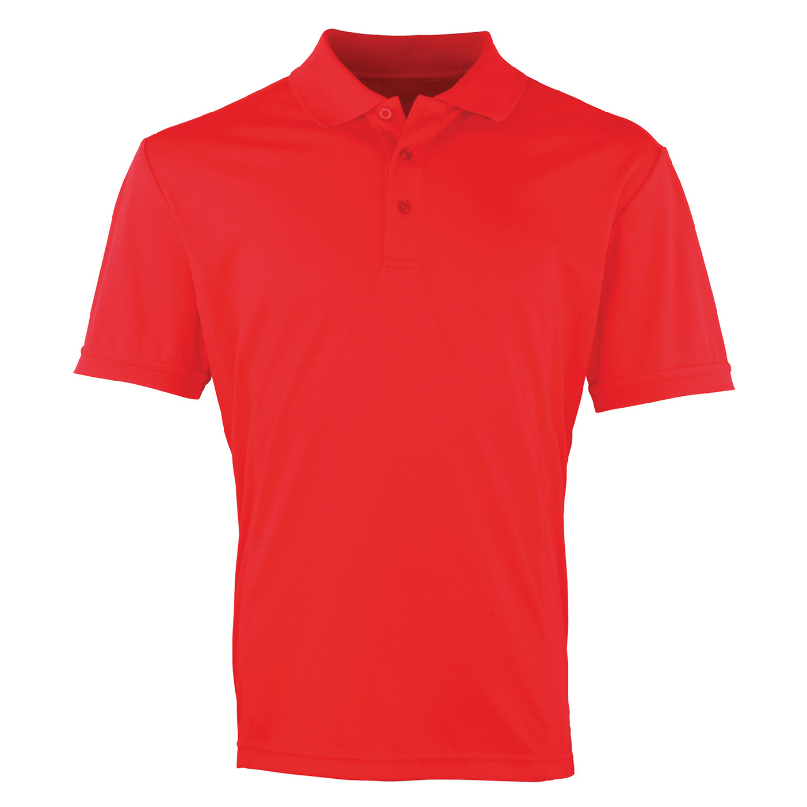 Coolchecker pique polo Strawberry Red