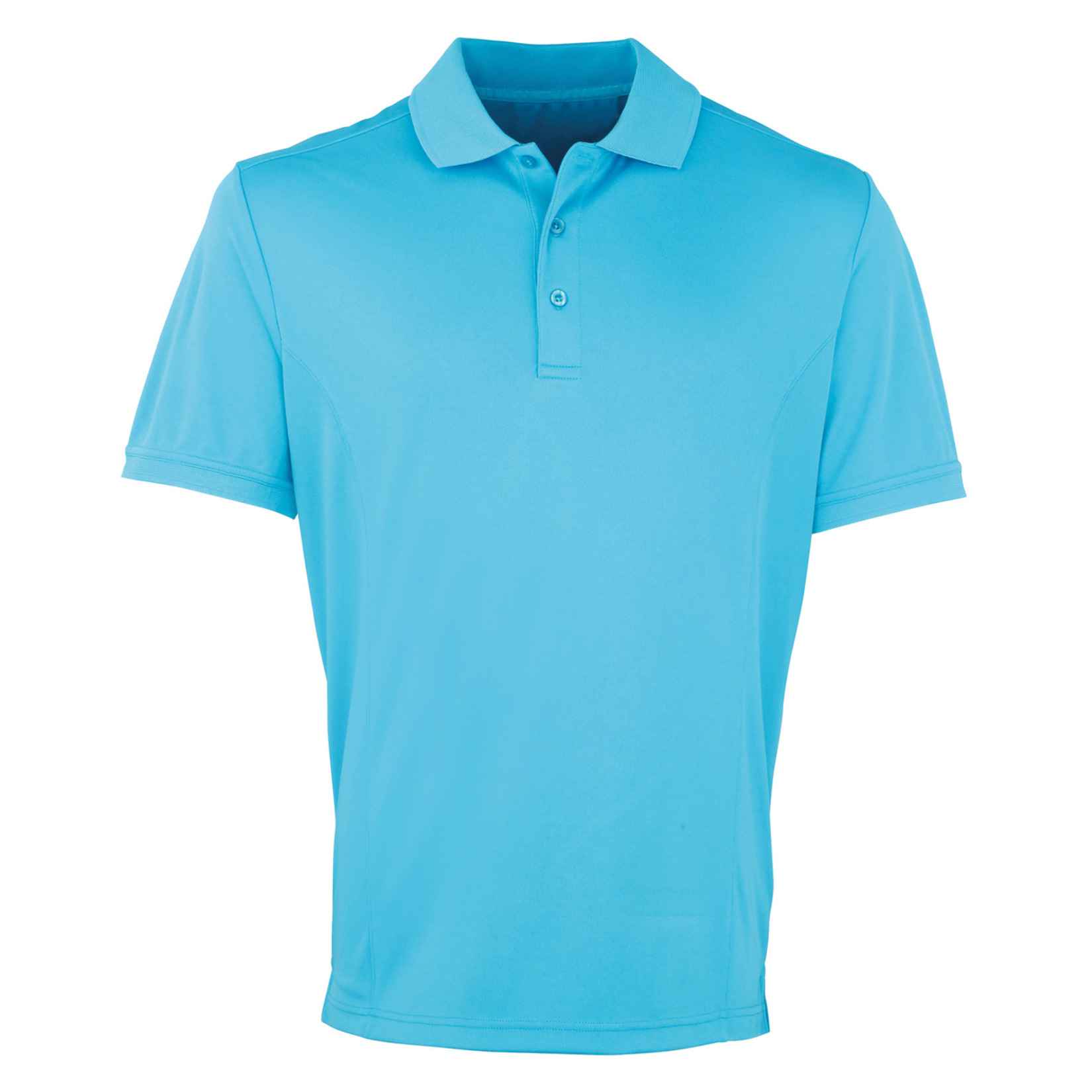 Coolchecker pique polo Turquoise