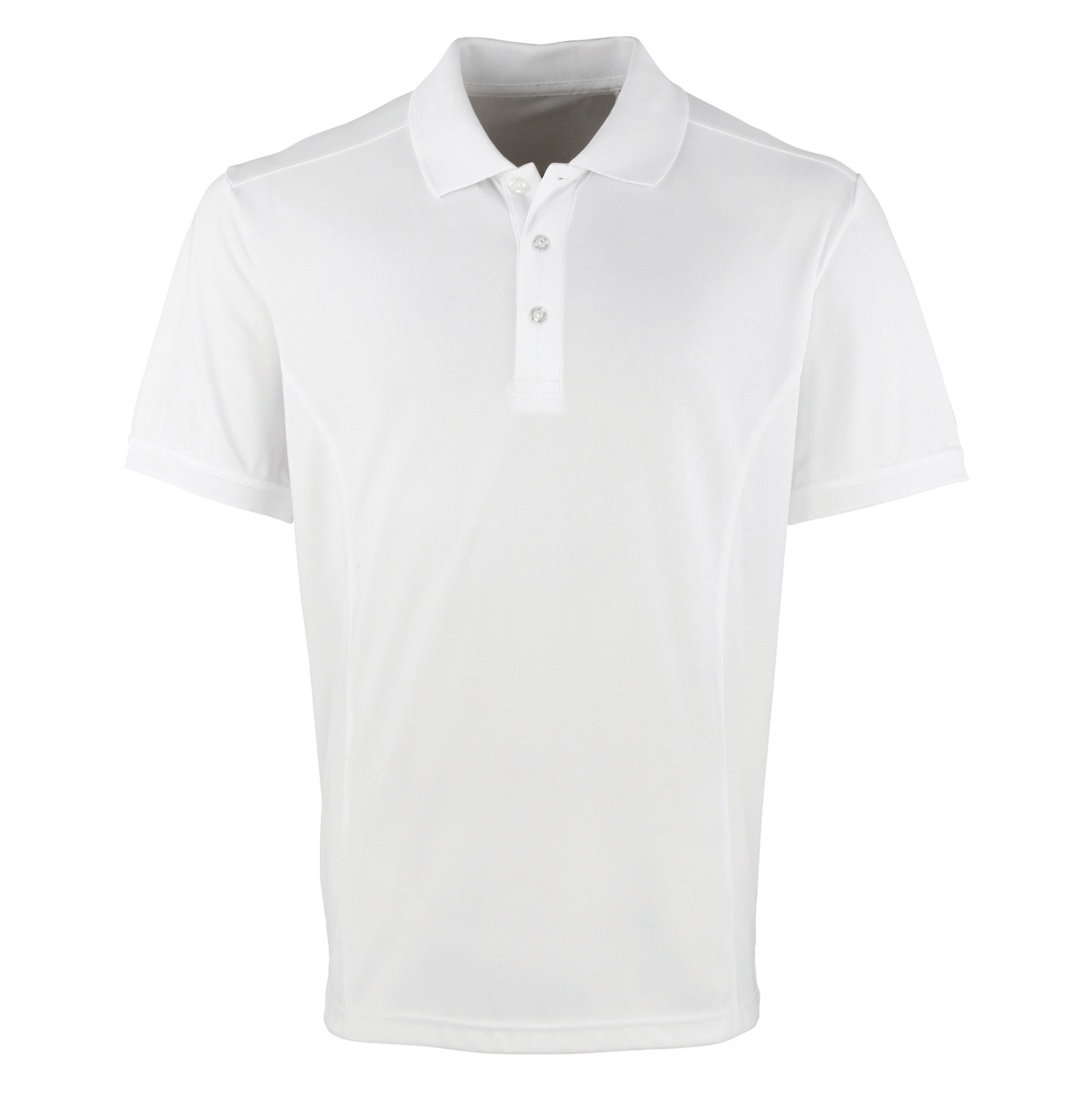 Coolchecker pique polo White