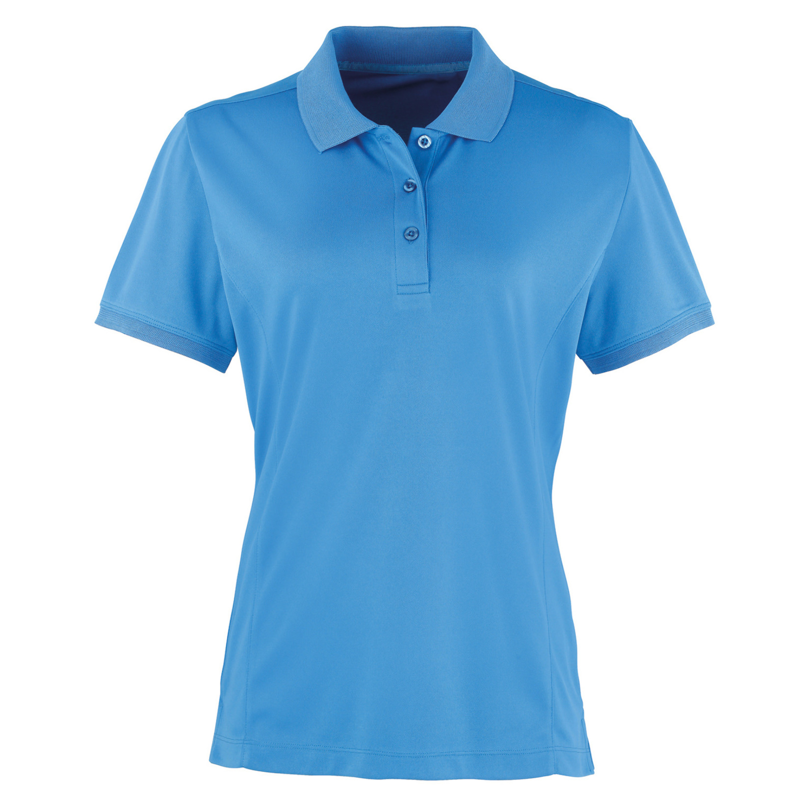 Womens Coolchecker pique polo (W) Sapphire
