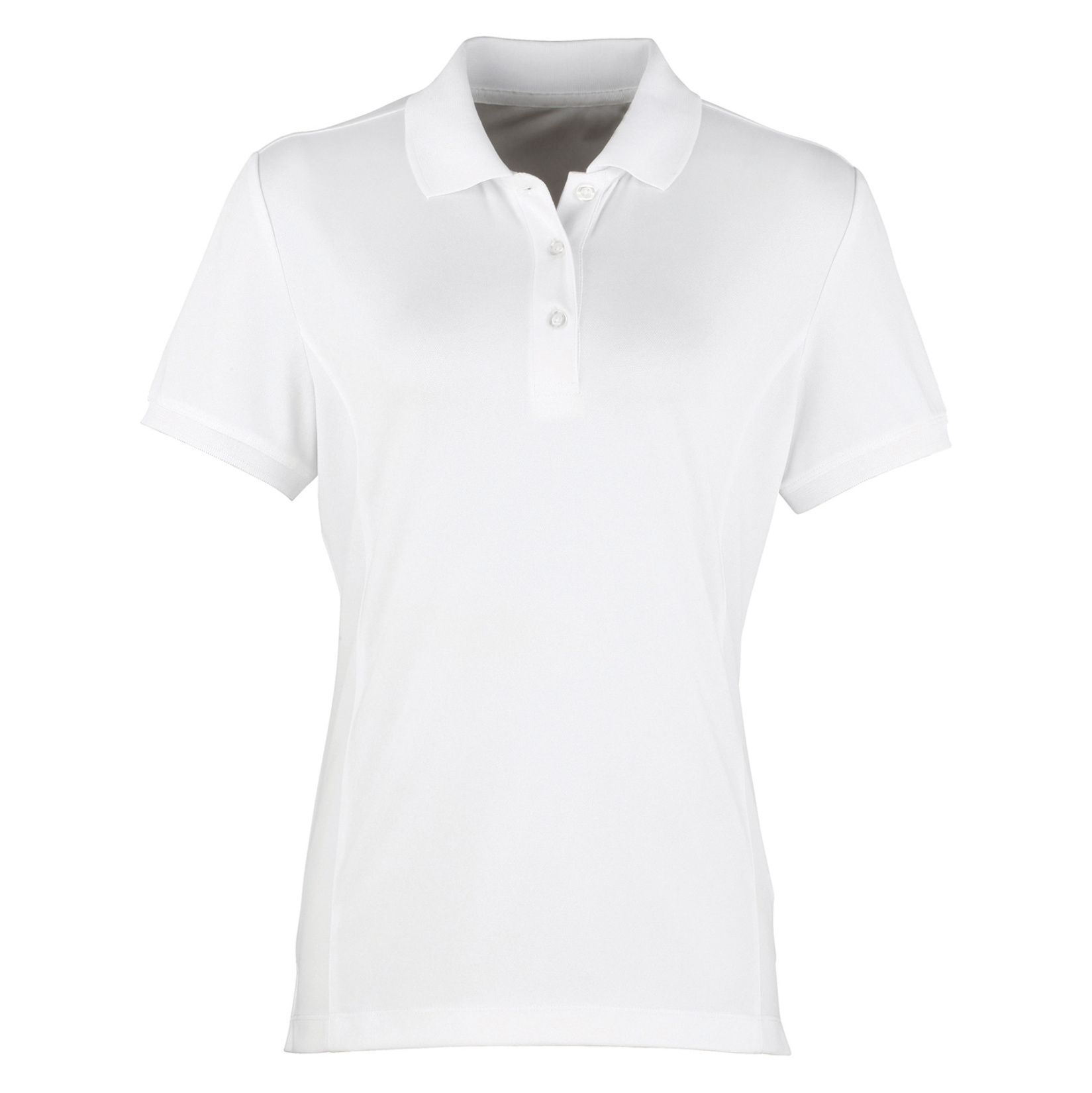 Womens Coolchecker pique polo (W) White