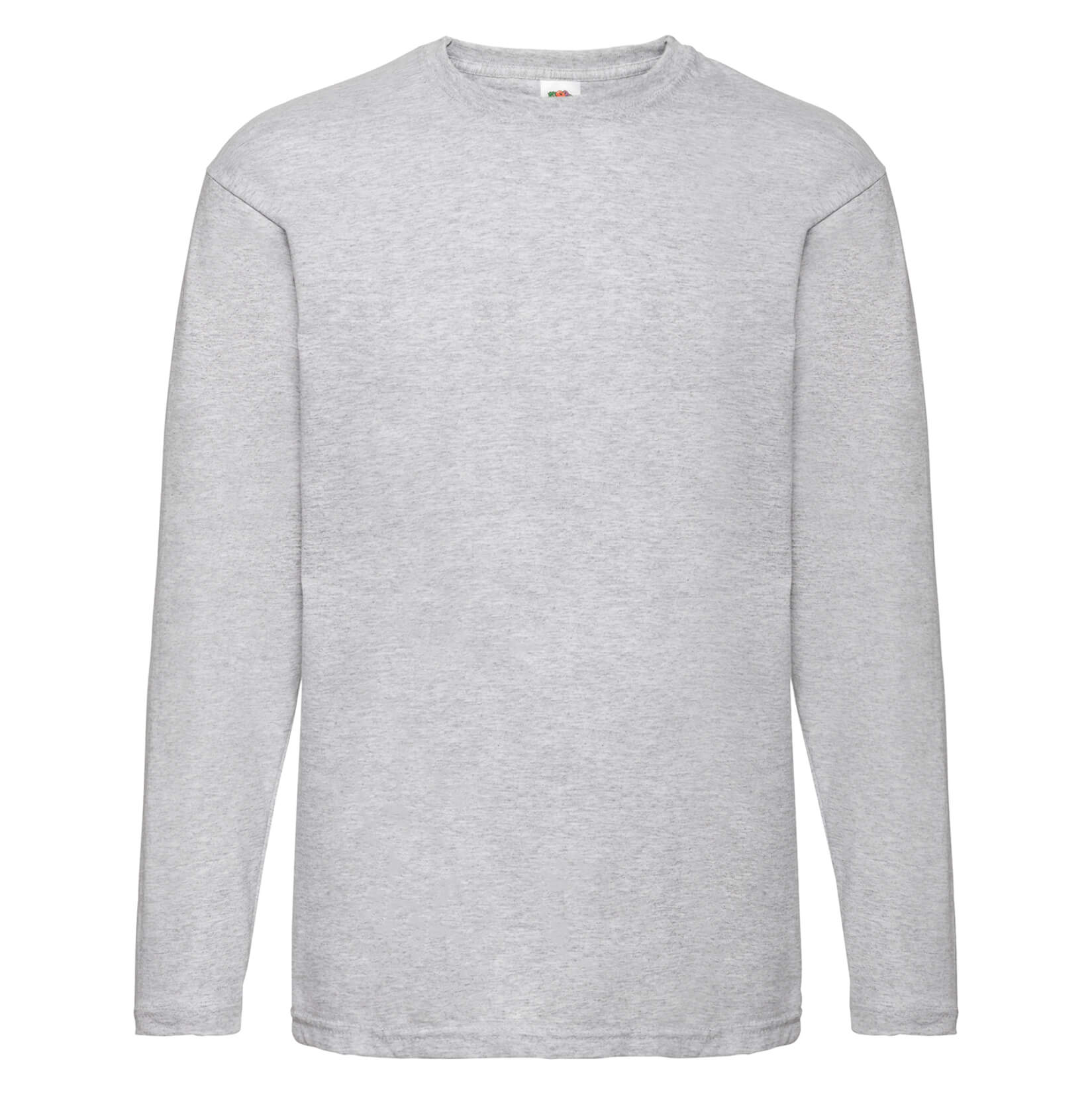 Valueweight Long Sleeve Tee Heather Grey