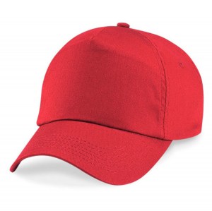 Beechfield Original 5 Panel Cap Bright Red