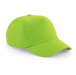 Beechfield Original 5 Panel Cap Lime Green