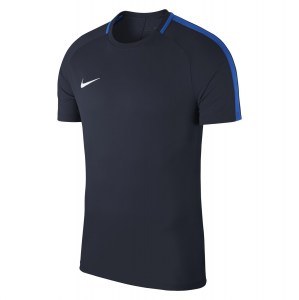 Nike Academy 18 Short Sleeve Top (m) Obsidian-Royal Blue-White